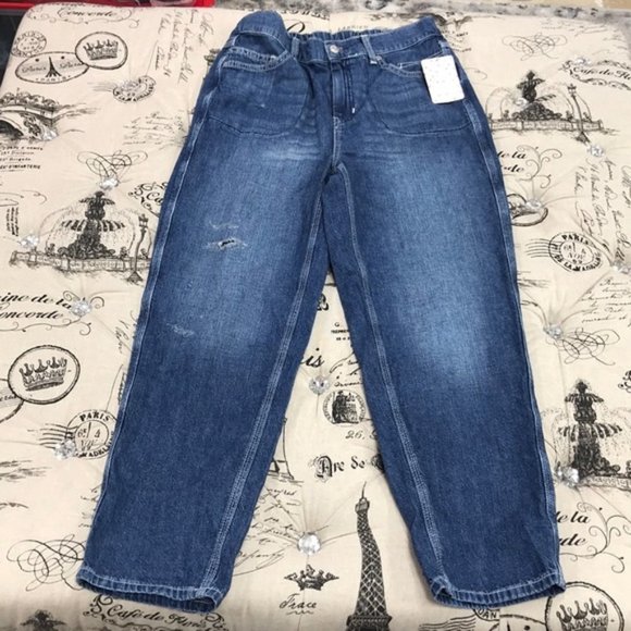 FREE PEOPLE Chloe Mom Jean-blue - Picture 3 of 6